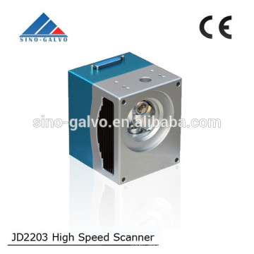 10mm Blende JD2203 High Speed ​​2D Galvo Scanner / Scan Kopf für Laserbeschriftung mit CE